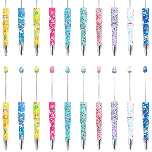 DIY Plastic Bead Pen Creative Nurses Day Bead Pen