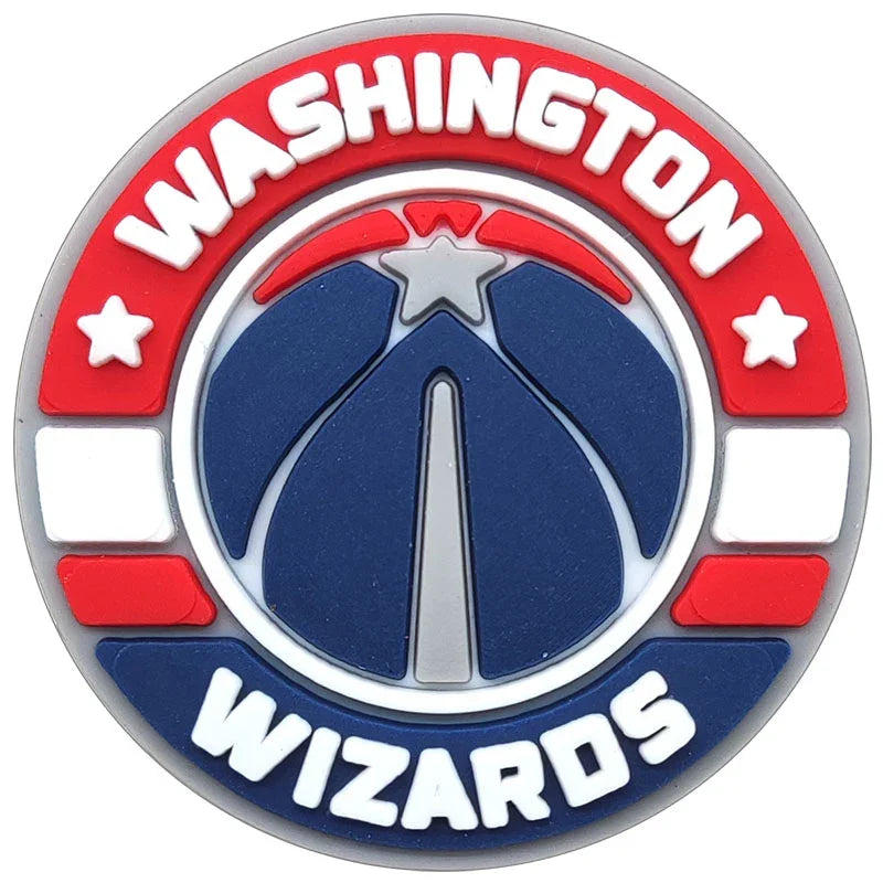 30 NBA team logo focus beads