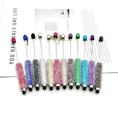 Resin Starry Sky Touch Screen Bead Pen Sugar Rhinestone Cute Grain Pen