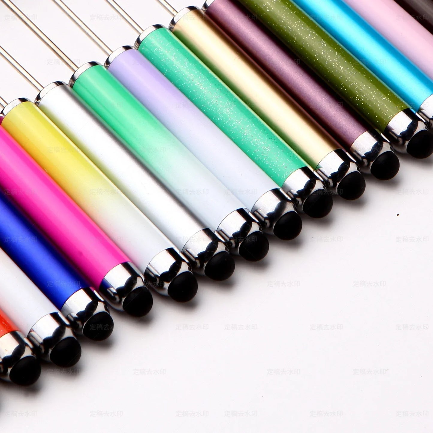 No coil touch screen bead pen hand-threaded cute bead pen