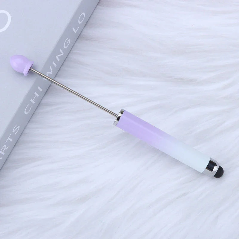 No coil touch screen bead pen hand-threaded cute bead pen