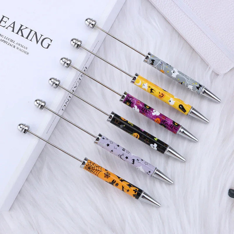 Printed Bead Pen Creative Christmas and Halloween Labu Ballpoint Pen
