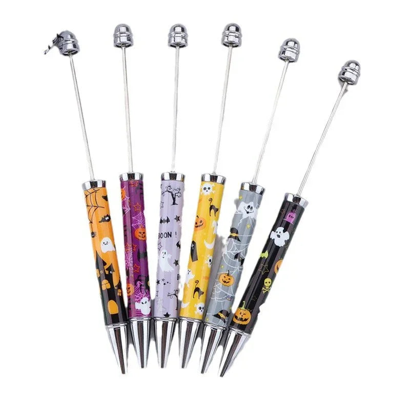 Printed Bead Pen Creative Christmas and Halloween Labu Ballpoint Pen