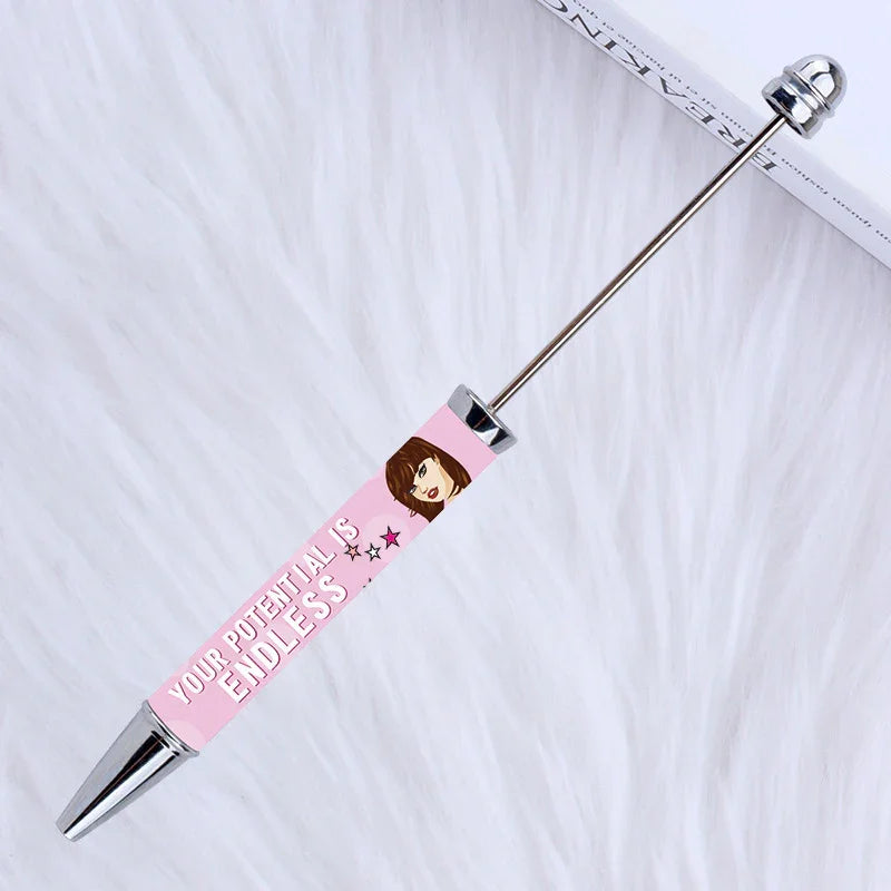 Printed Bead Pen Creative Christmas and Halloween Labu Ballpoint Pen