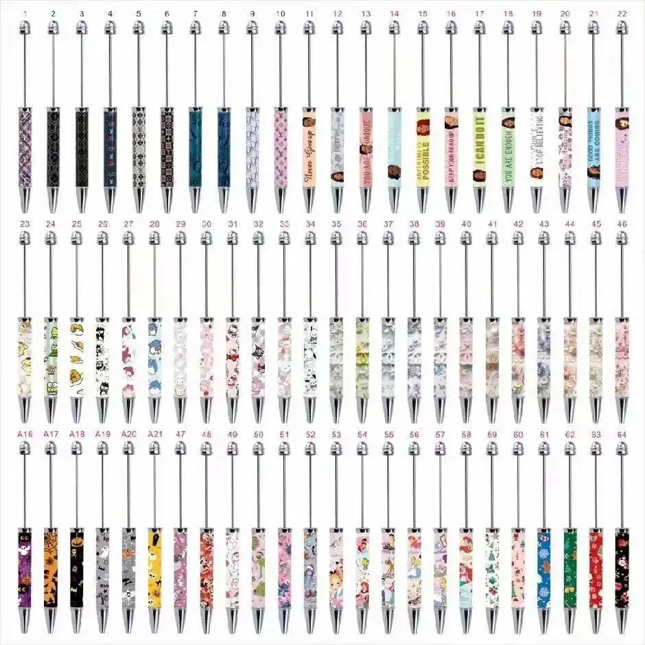 Printed Bead Pen Creative Christmas and Halloween Labu Ballpoint Pen