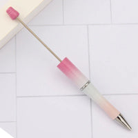 44-three-color gradient rose white powder