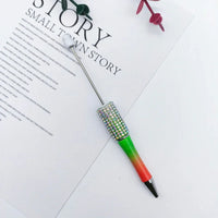 48-white green red