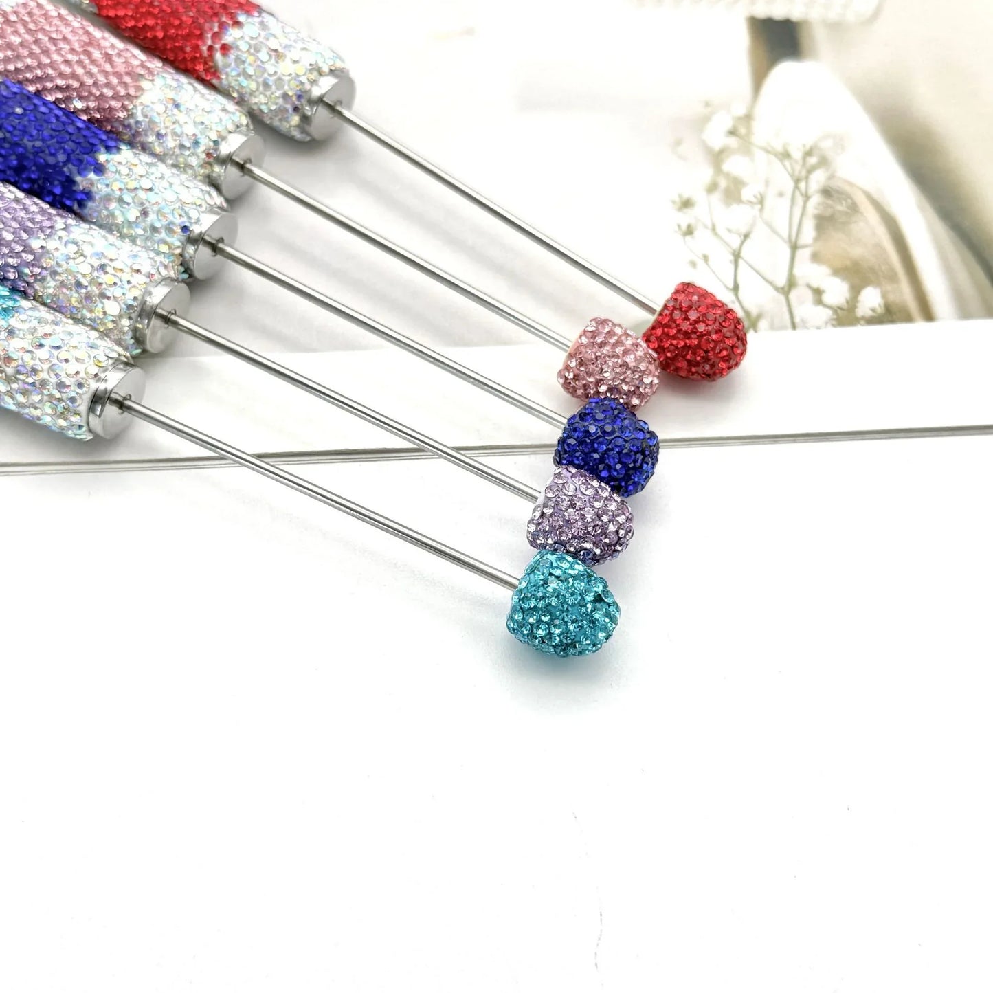 Touch screen gradient full diamond bead pen fun colored diamonds