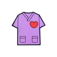 Old purple nurse suit