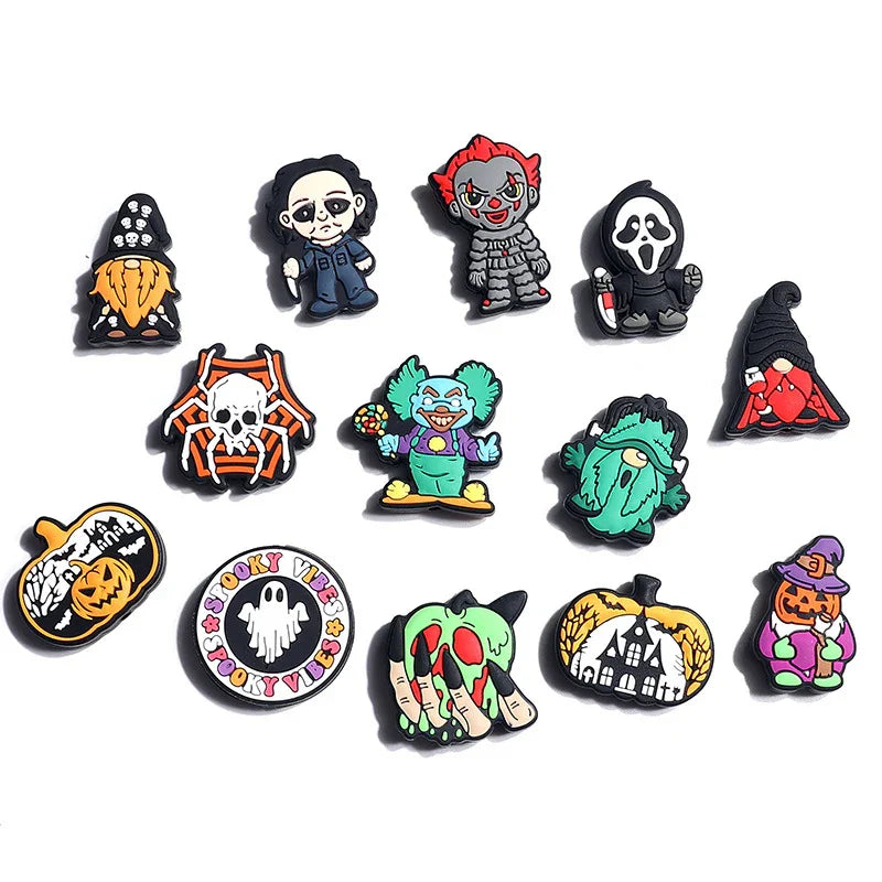 Halloween cartoon silicone beads anime character Jason loose beads handmade beaded accessories clown silicone