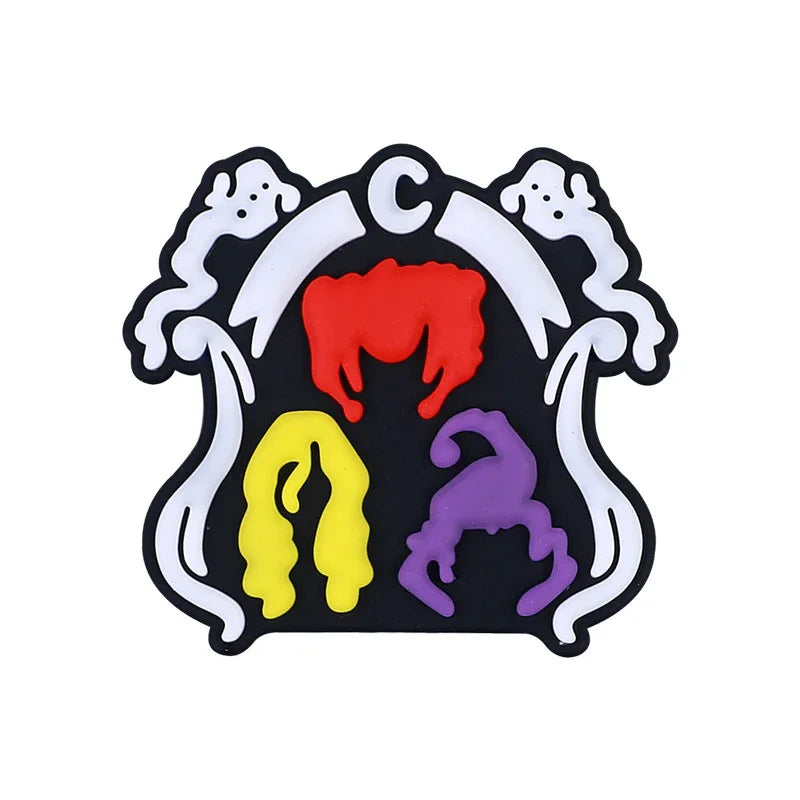 Halloween cartoon silicone beads anime character Jason loose beads handmade beaded accessories clown silicone