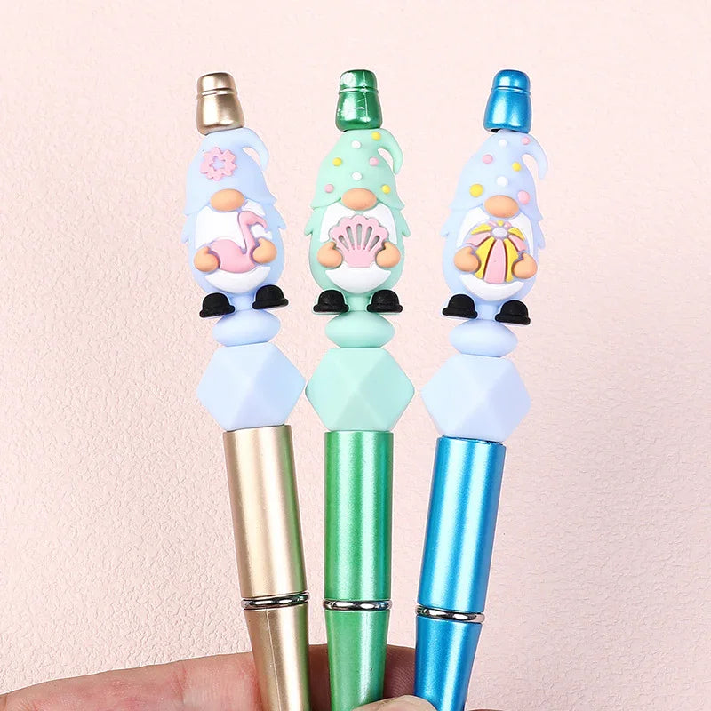 3D silicone beads cartoon dwarf glue beads jewelry DIY beaded silicone beads