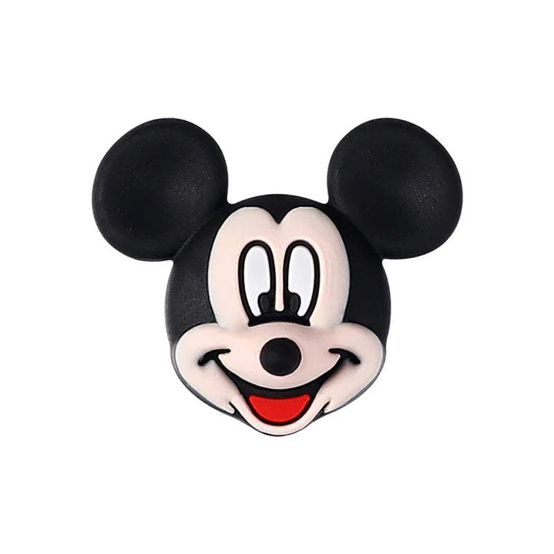Cartoon Mickey 3D silicone beads beaded accessories jewelry DIY new glue beads
