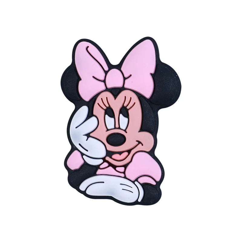 Cartoon Mickey 3D silicone beads beaded accessories jewelry DIY new glue beads