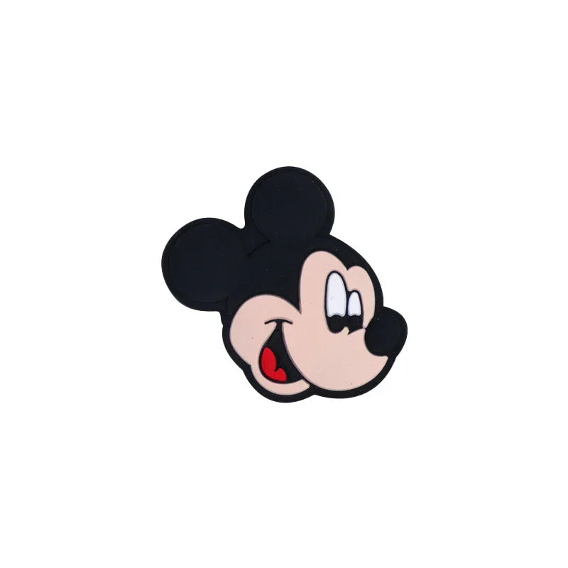 Cartoon Mickey 3D silicone beads beaded accessories jewelry DIY new glue beads
