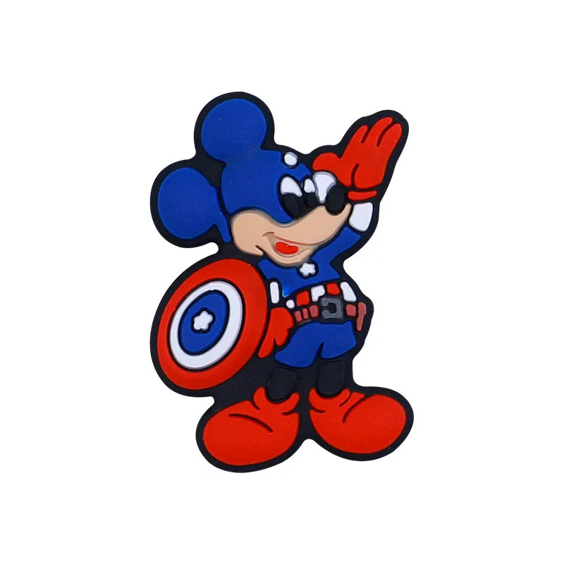 Cartoon Mickey 3D silicone beads beaded accessories jewelry DIY new glue beads