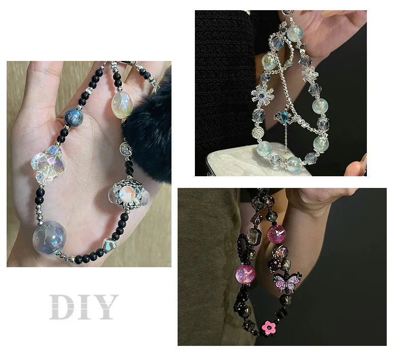 Matte velvet resin cat's eye beads irregular geometric beads