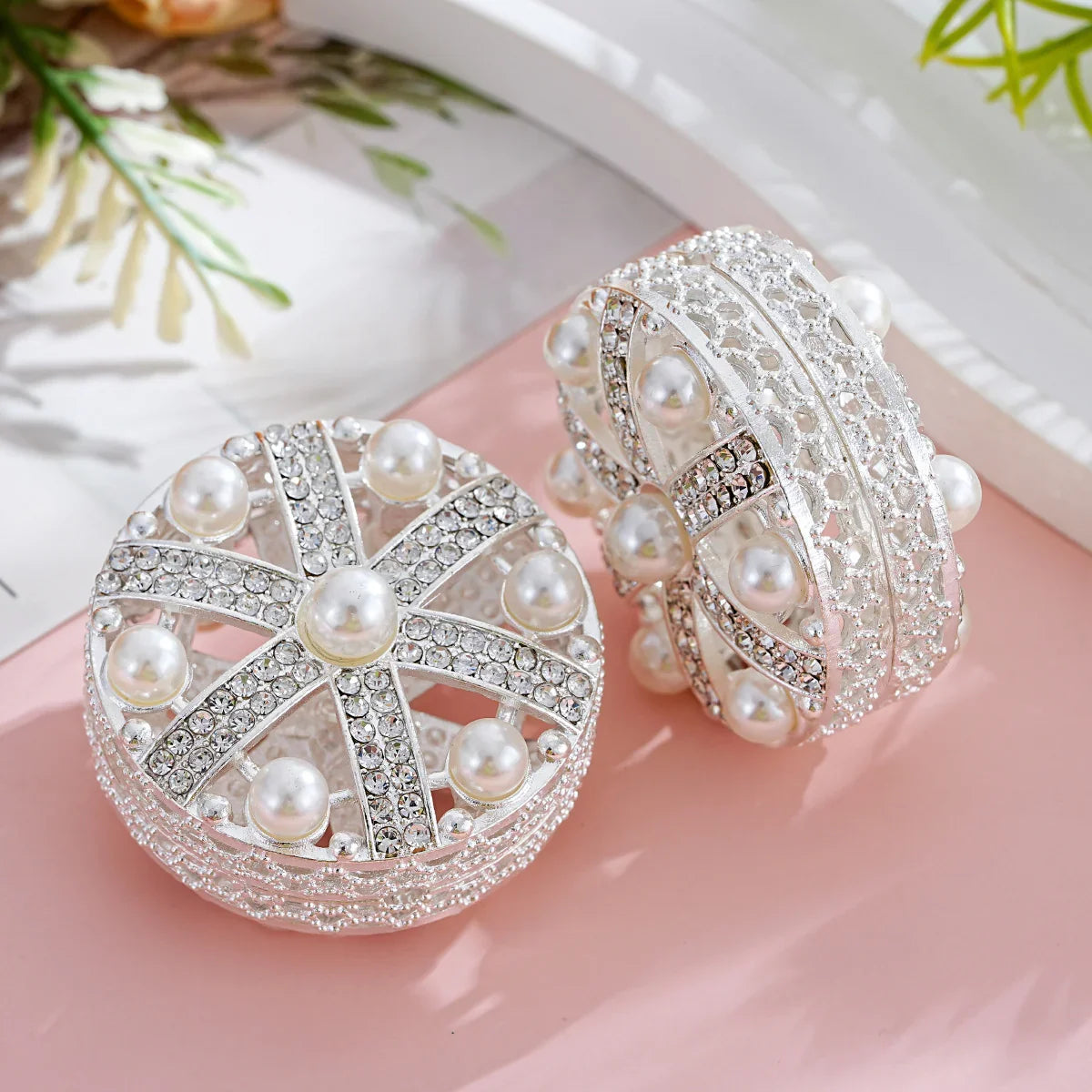 Silver Alloy Beads Large Crown Straight Bead