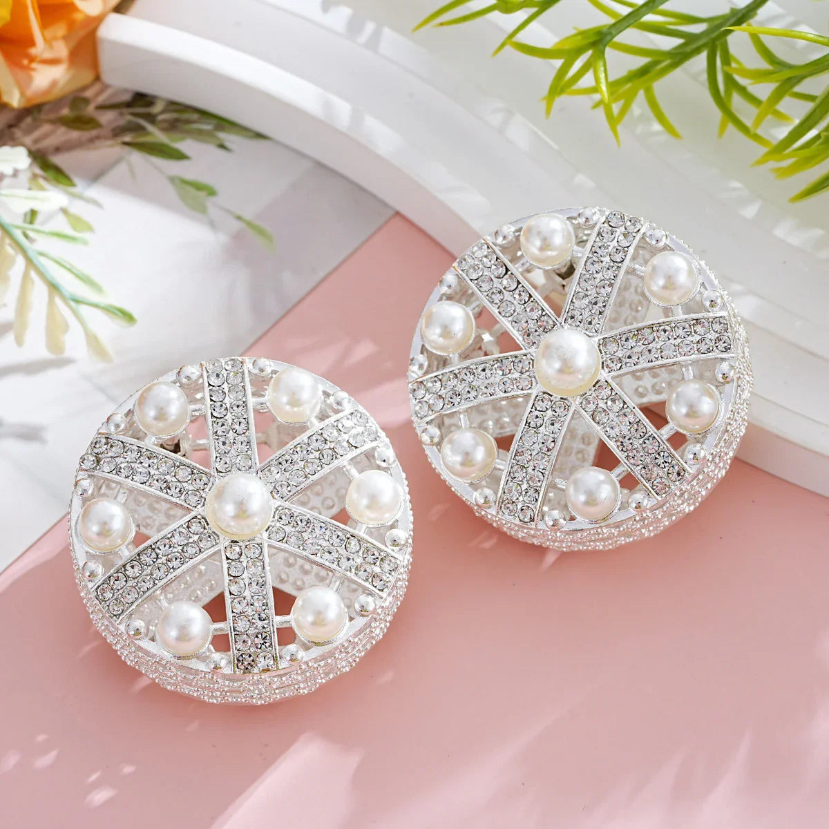 Silver Alloy Beads Large Crown Straight Bead