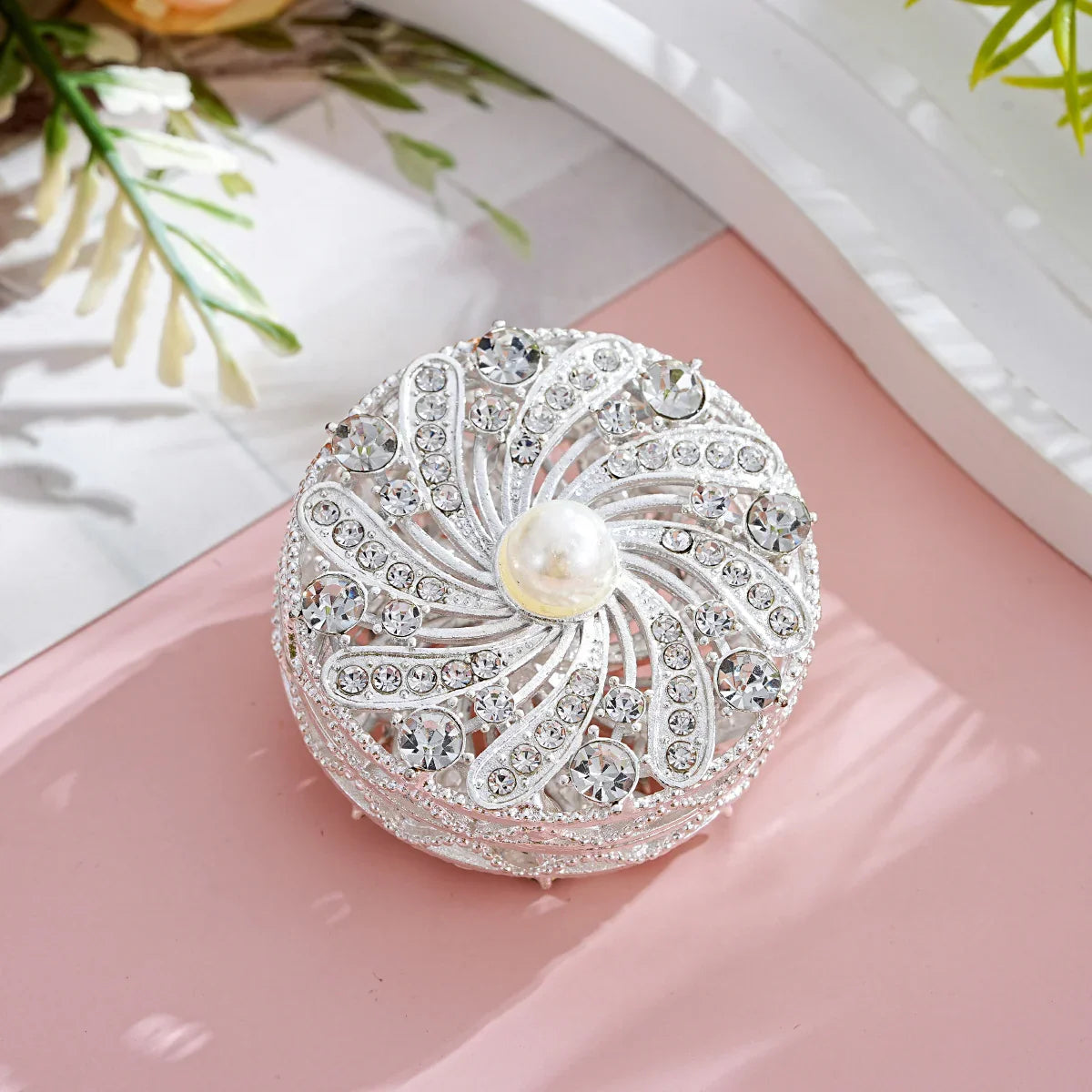 Luxury craft diamond-encrusted bear straight hole beads DIY hand-made wearable pen mobile phone chain bag chain car accessories