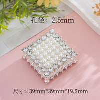 silver white diamond pearl