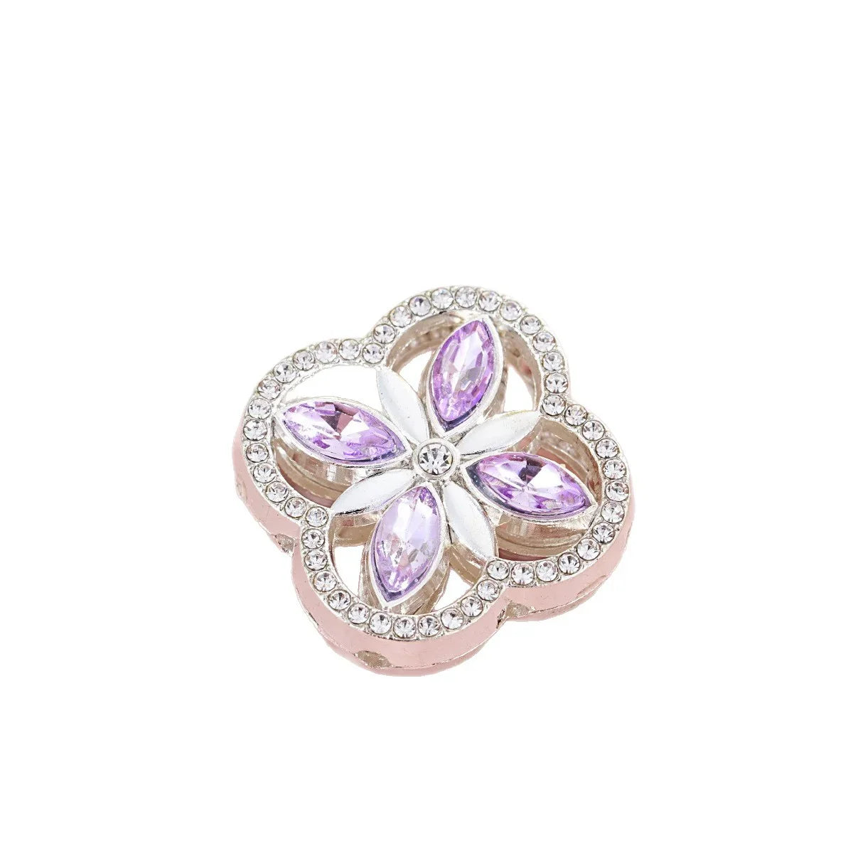 Double sided alloy crystal flowers