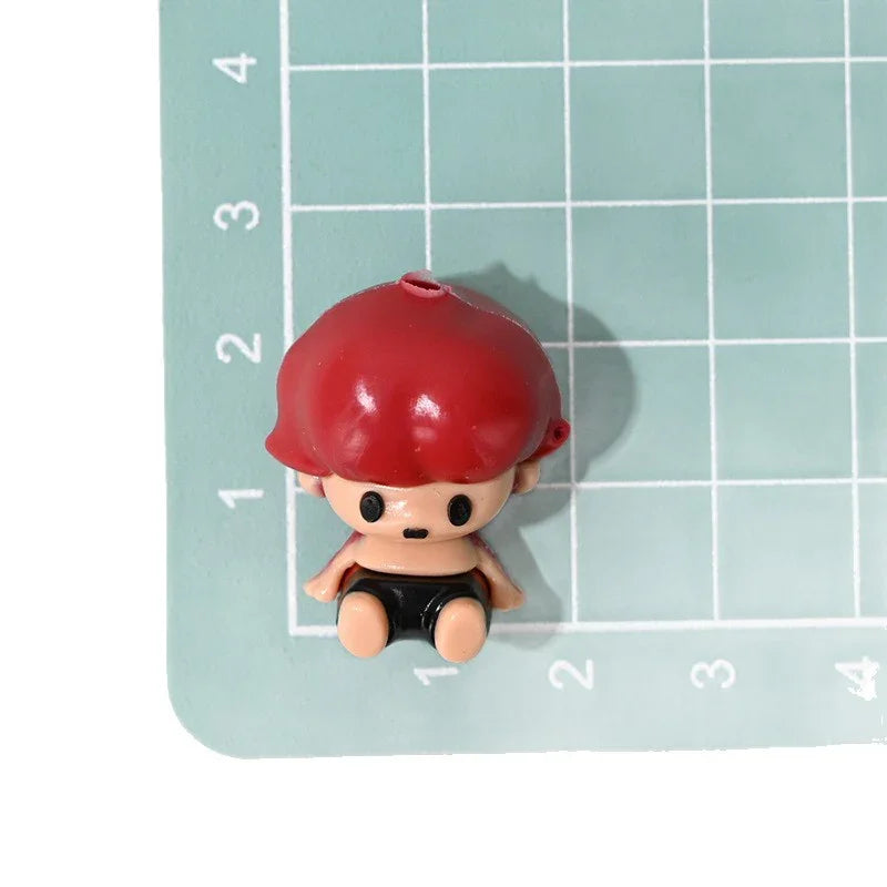 Cartoon Bubble Matt Sitting Little Sweet Bean Dimoo Rubber Beads