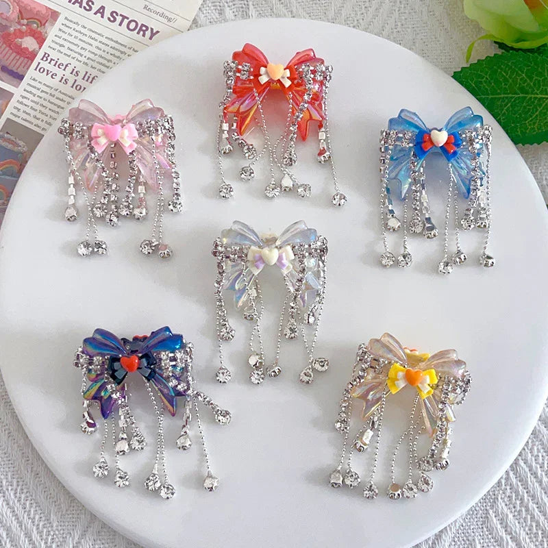 Handmade Bowknot Tassel Loose Beads