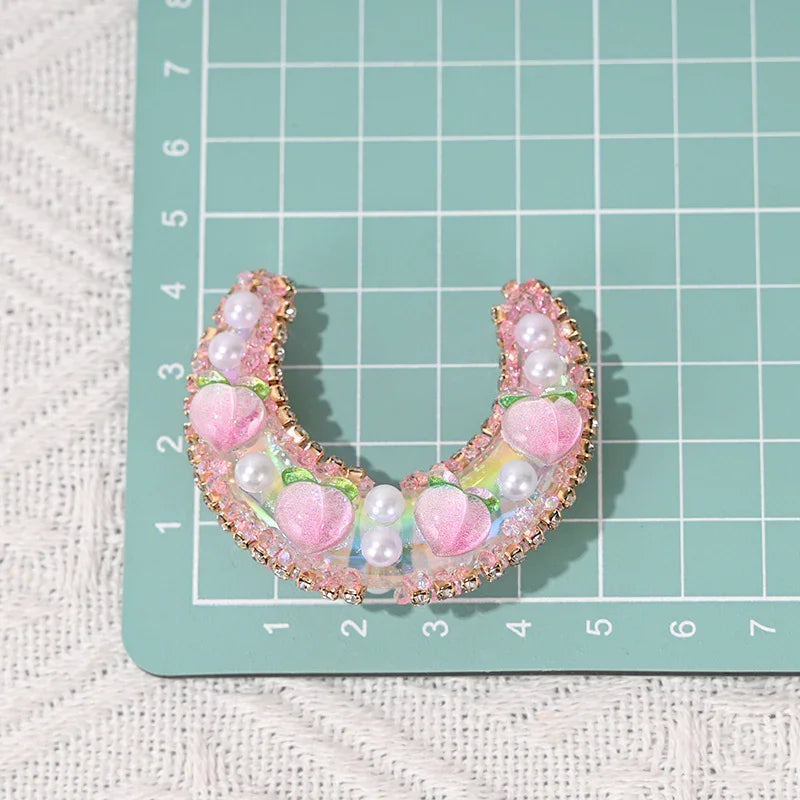 Handmade Fruit Moon Hole-shaped Beads
