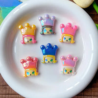 Big head crown (mixed color random hair)