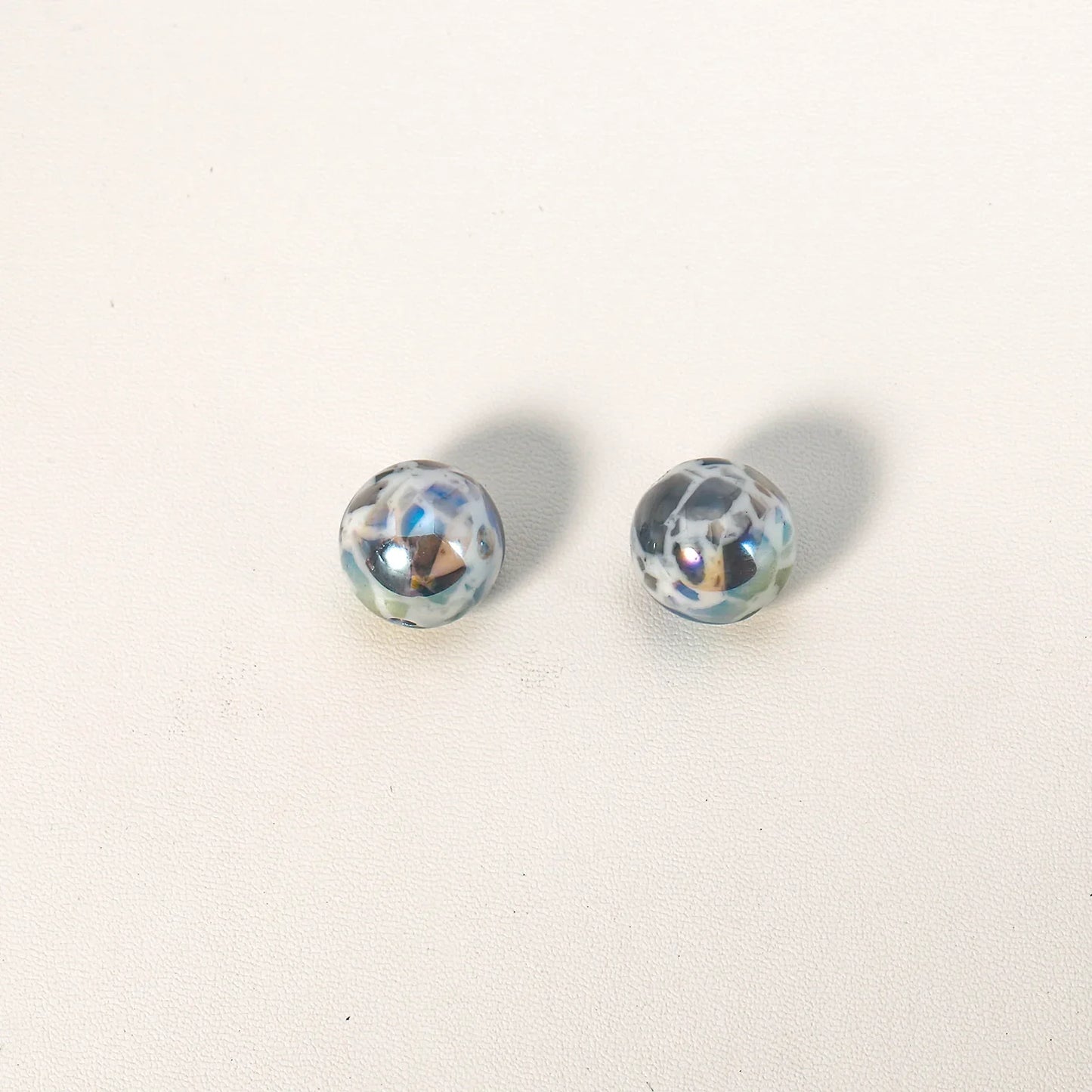 20 Rhyme Dyed Sugar Heart Diy Round Beads 16mm Loose Beads