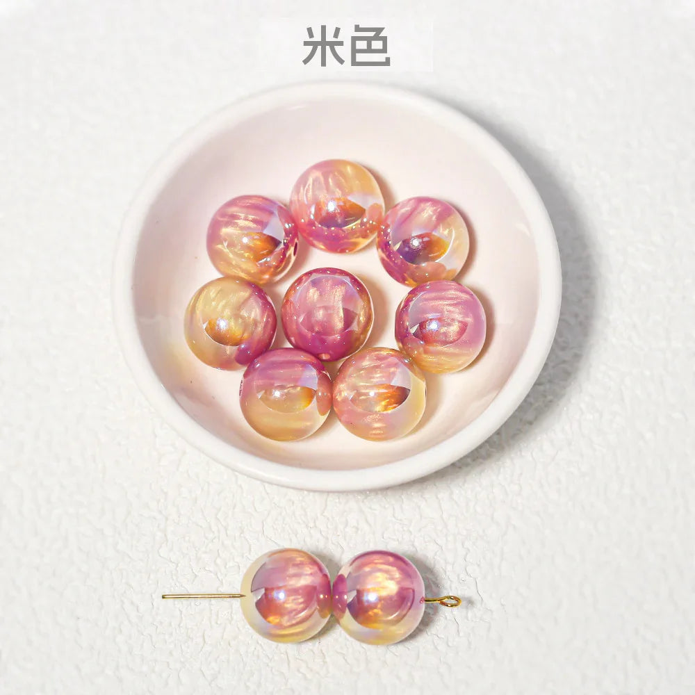20PCS Crystal Glaze Thousand Color Clouds Beads Beads