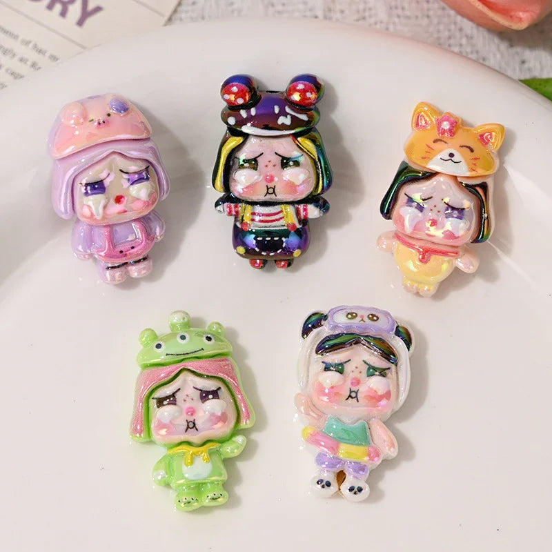UV Color-plated Cross-dressing Crying Baby SP Alien Loose Beads