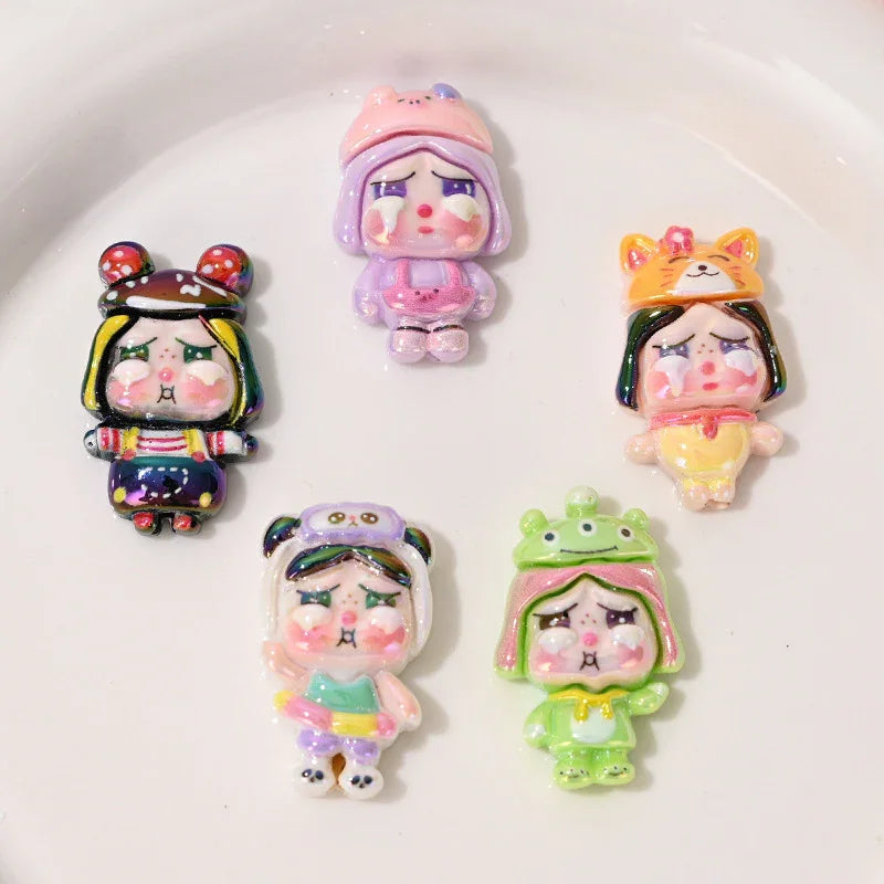 UV Color-plated Cross-dressing Crying Baby SP Alien Loose Beads