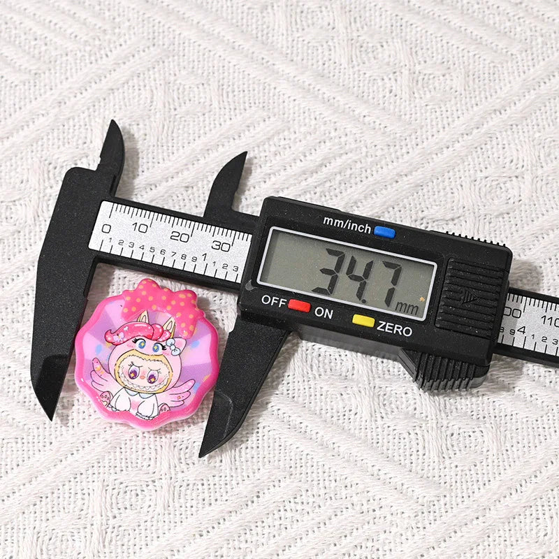 Cartoon Ragcloth Printed Beads Shaped Brand Beads Bow Beads