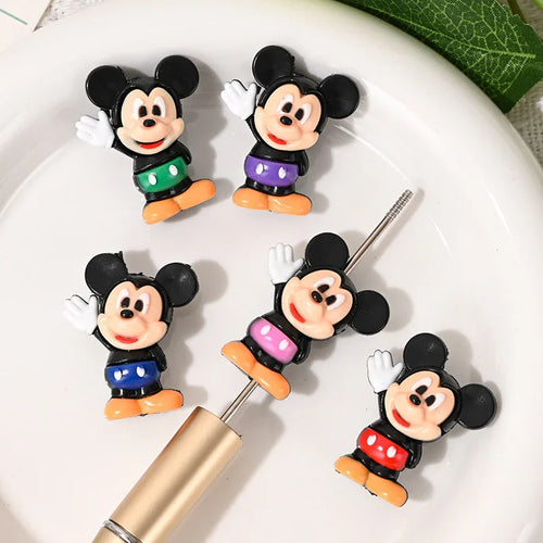 Cartoon Mickey Nini Rubber Beads