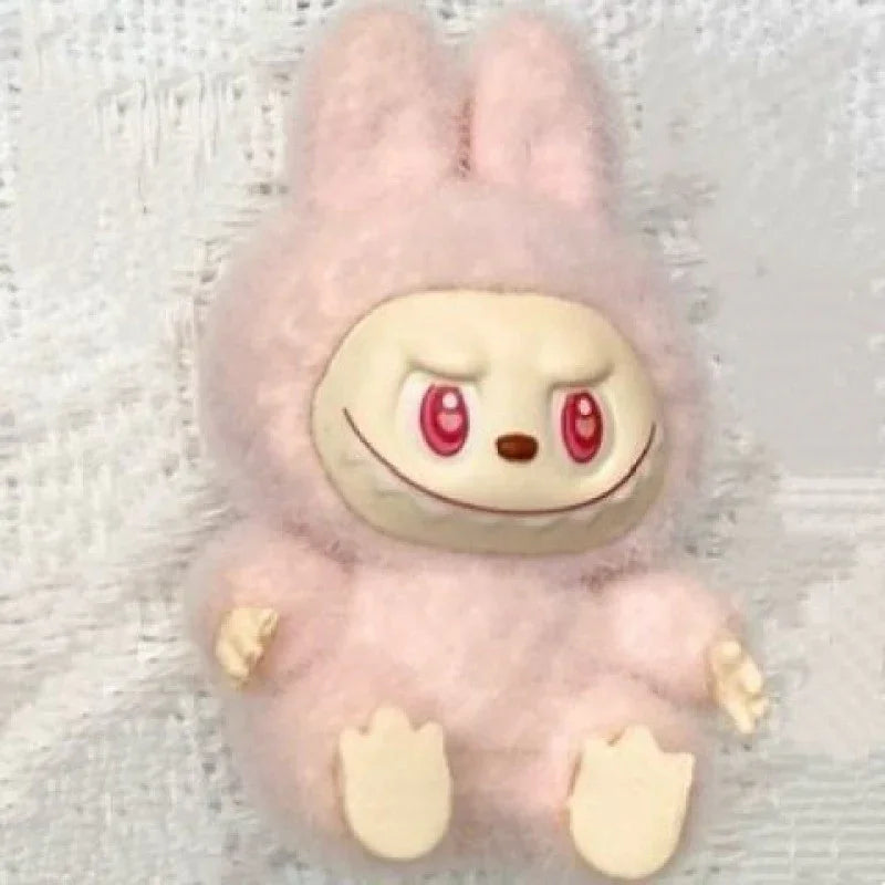 Labubu Flocking Sitting Party Diy Handmade Cream Glue (no Holes)