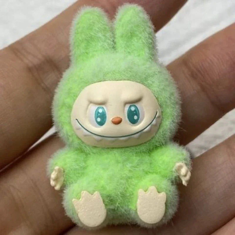 Labubu Flocking Sitting Party Diy Handmade Cream Glue (no Holes)