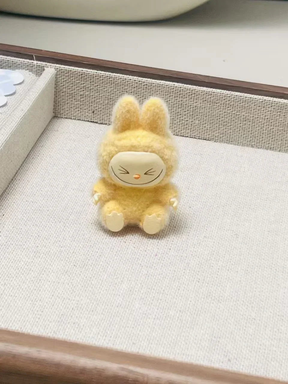 Labubu Flocking Sitting Party Diy Handmade Cream Glue (no Holes)