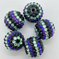 green black purple