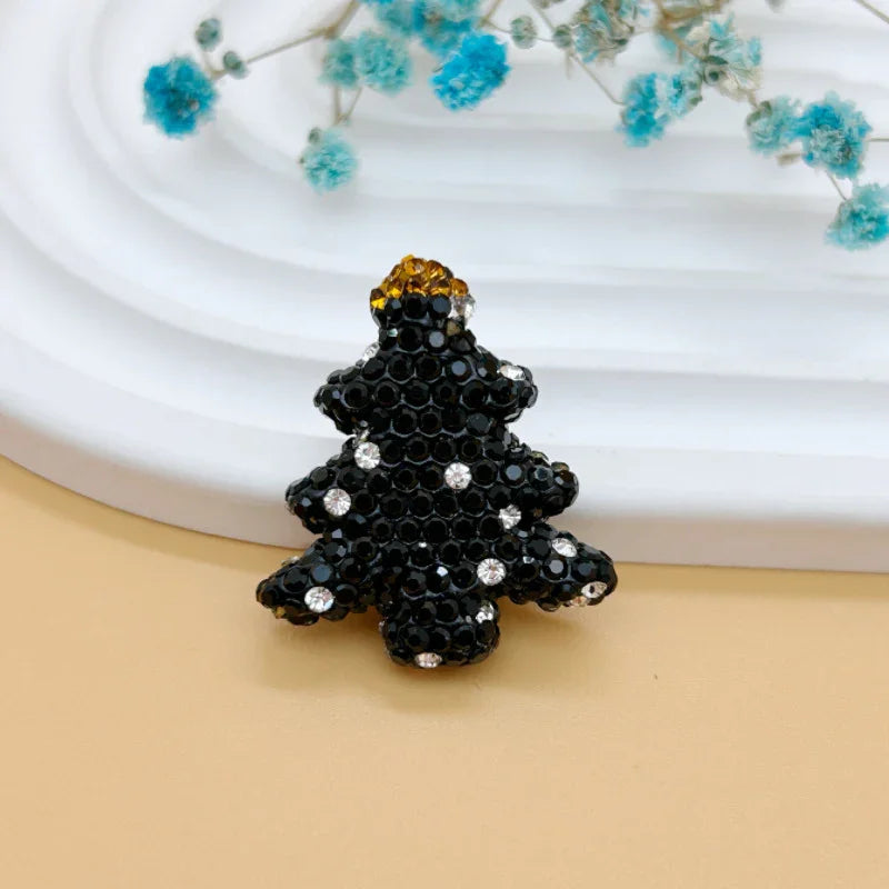 Christmas Tree Soft Clay Beads Drilled Straight Hole Beads