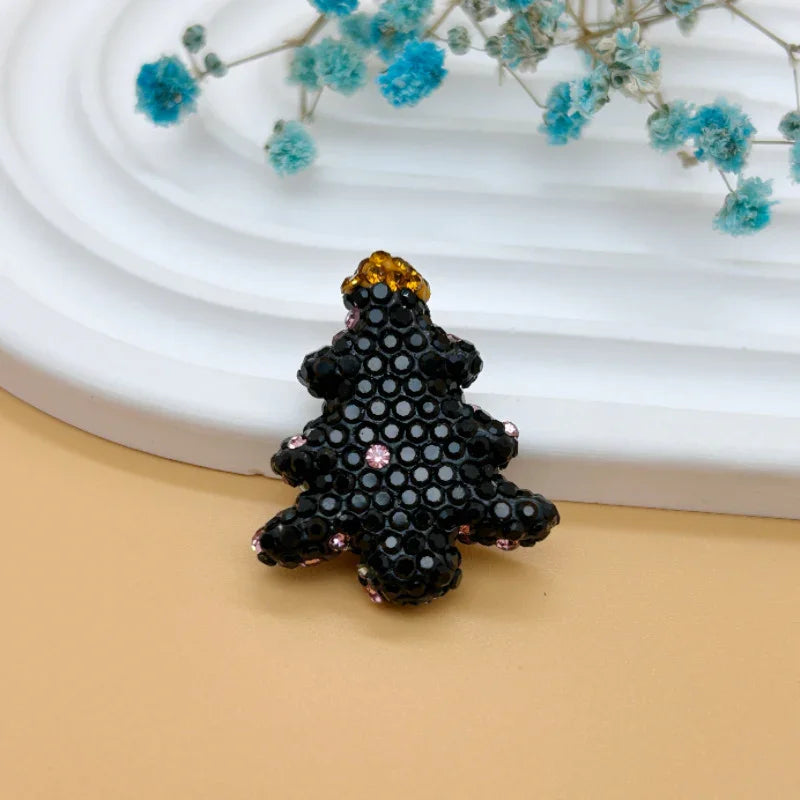 Christmas Tree Soft Clay Beads Drilled Straight Hole Beads