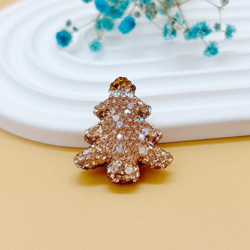Christmas Tree Soft Clay Beads Drilled Straight Hole Beads