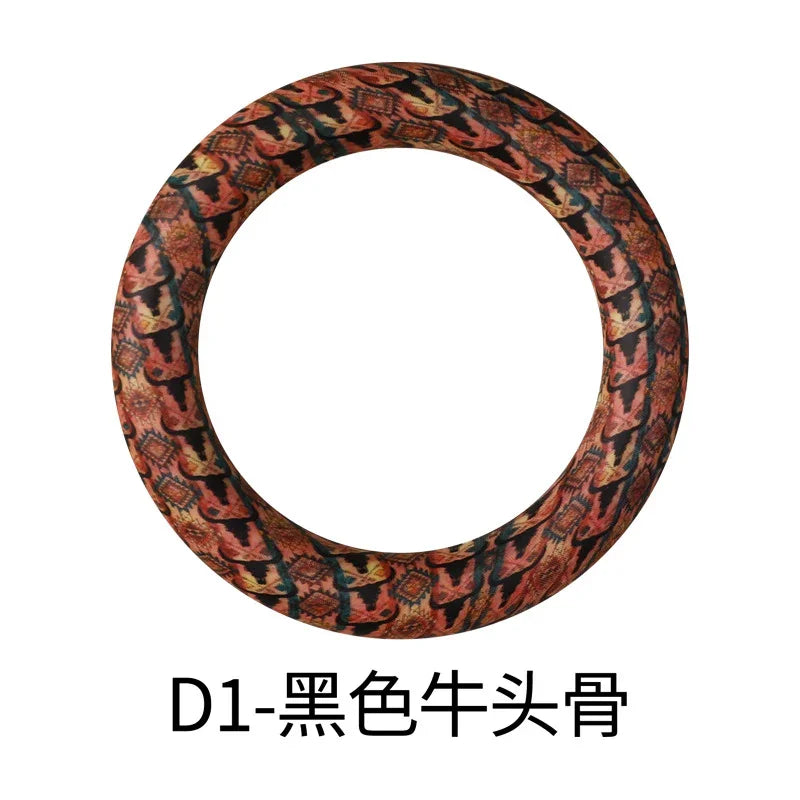 Flower Printing Silicone Circle 65mm Water Transfer Ring