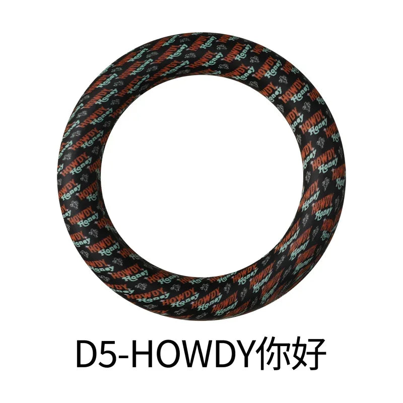 Flower Printing Silicone Circle 65mm Water Transfer Ring