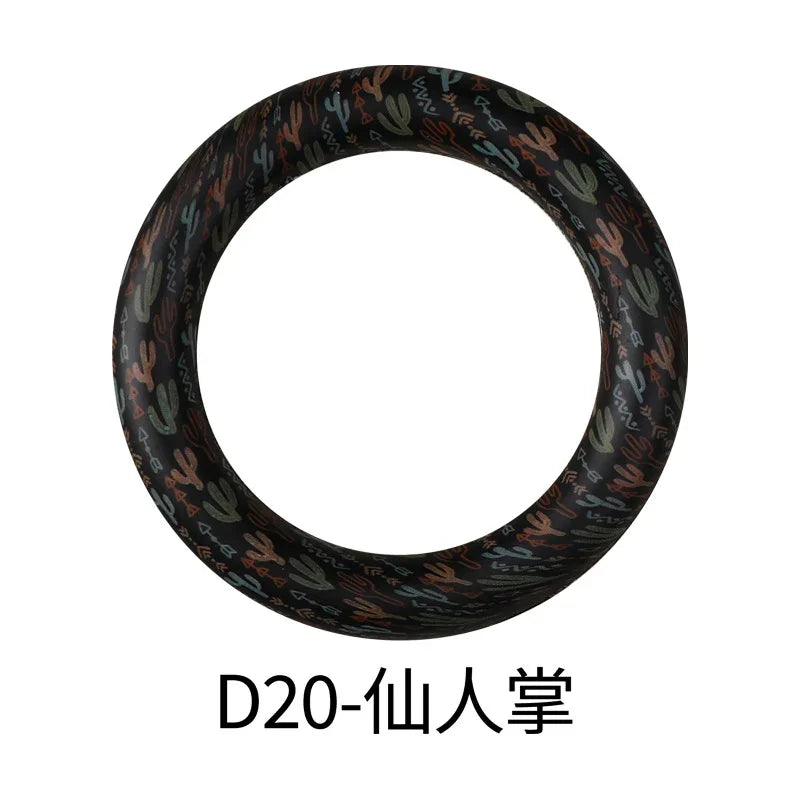 Flower Printing Silicone Circle 65mm Water Transfer Ring