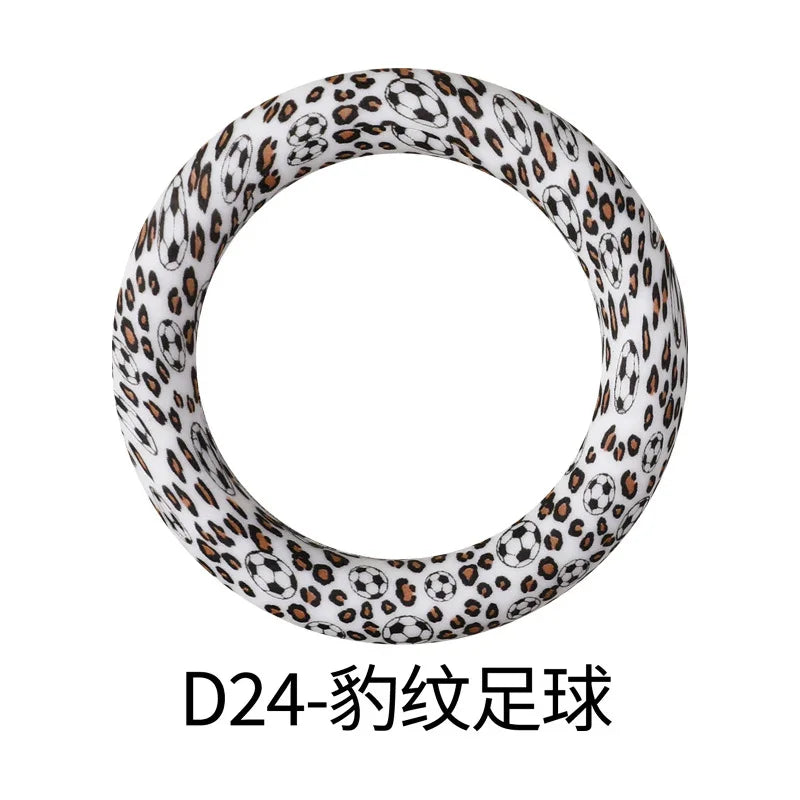 Flower Printing Silicone Circle 65mm Water Transfer Ring