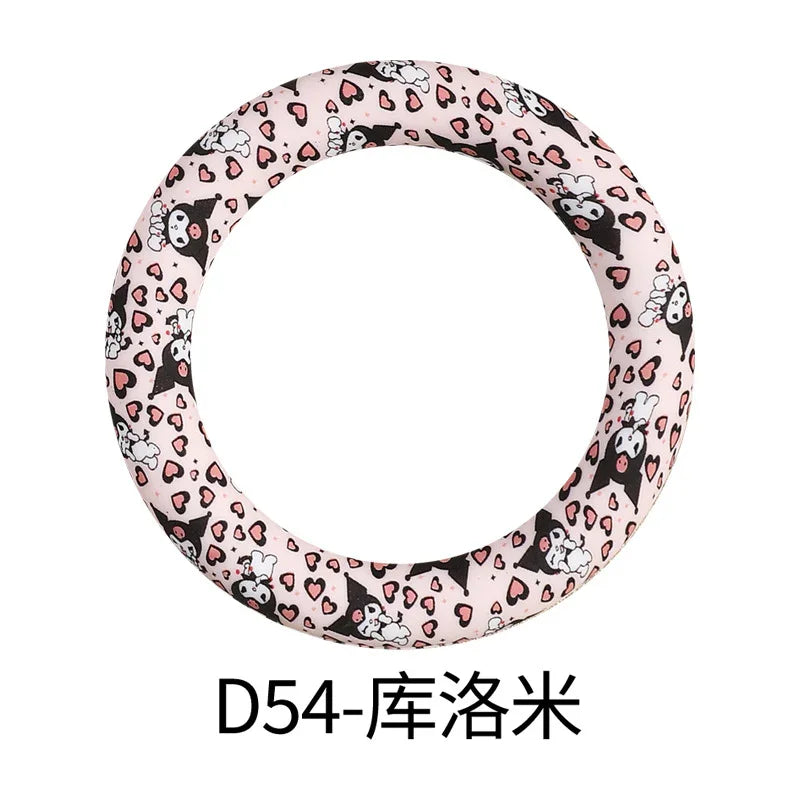 Flower Printing Silicone Circle 65mm Water Transfer Ring
