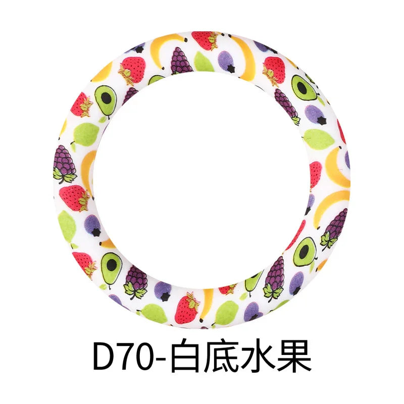 Flower Printing Silicone Circle 65mm Water Transfer Ring