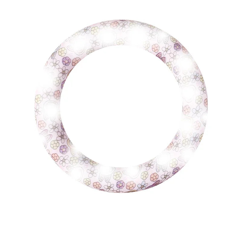 Flower Printing Silicone Circle 65mm Water Transfer Ring